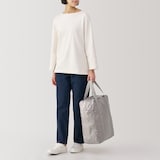 たためる　撥水縦型ボストンバッグ