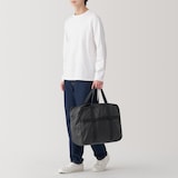 たためる　撥水横型ボストンバッグ