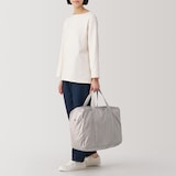 たためる　撥水横型ボストンバッグ