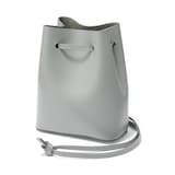 ヌメ革　巾着バッグ