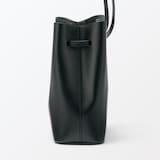 ヌメ革　巾着バッグ