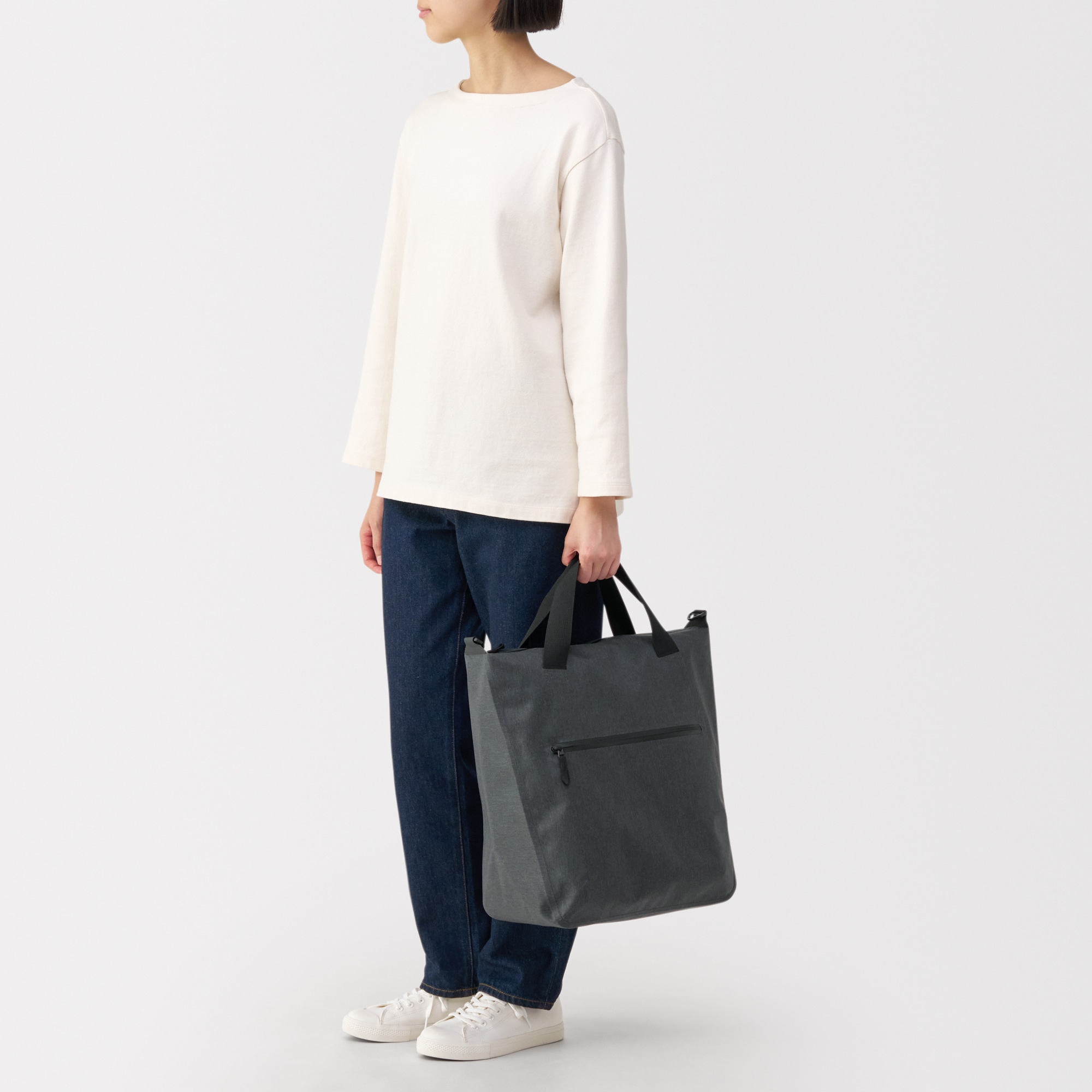 耐水生地を使った　ウェルダートートバッグ