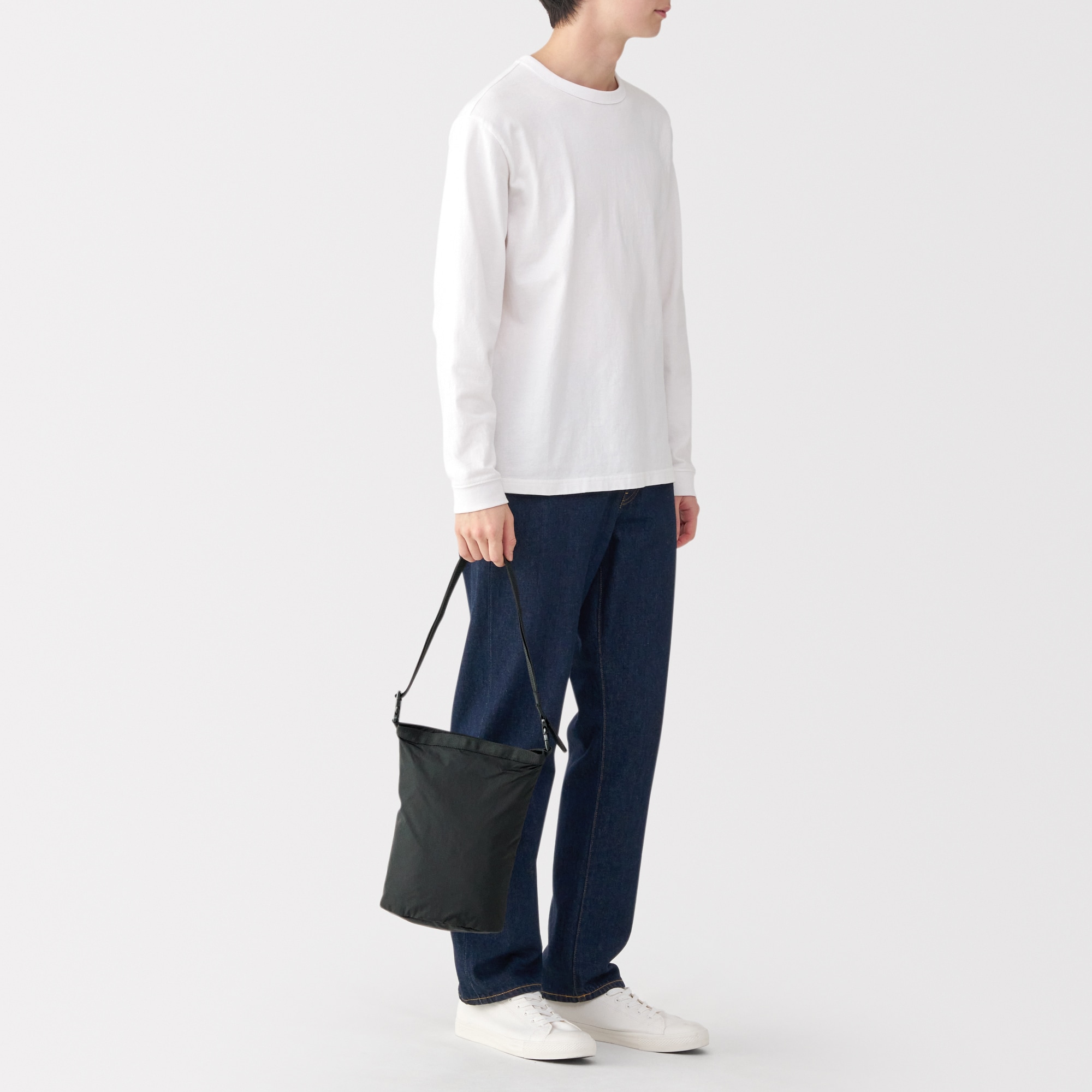 たためる 撥水手提にもなるショルダーバッグ（小） | 無印良品