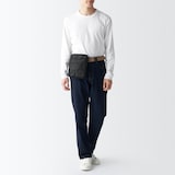 ペン差し付き　撥水ショルダーバッグ