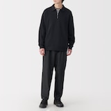 紳士　柔らかい中敷を使用した　撥水タンクソールシューズ