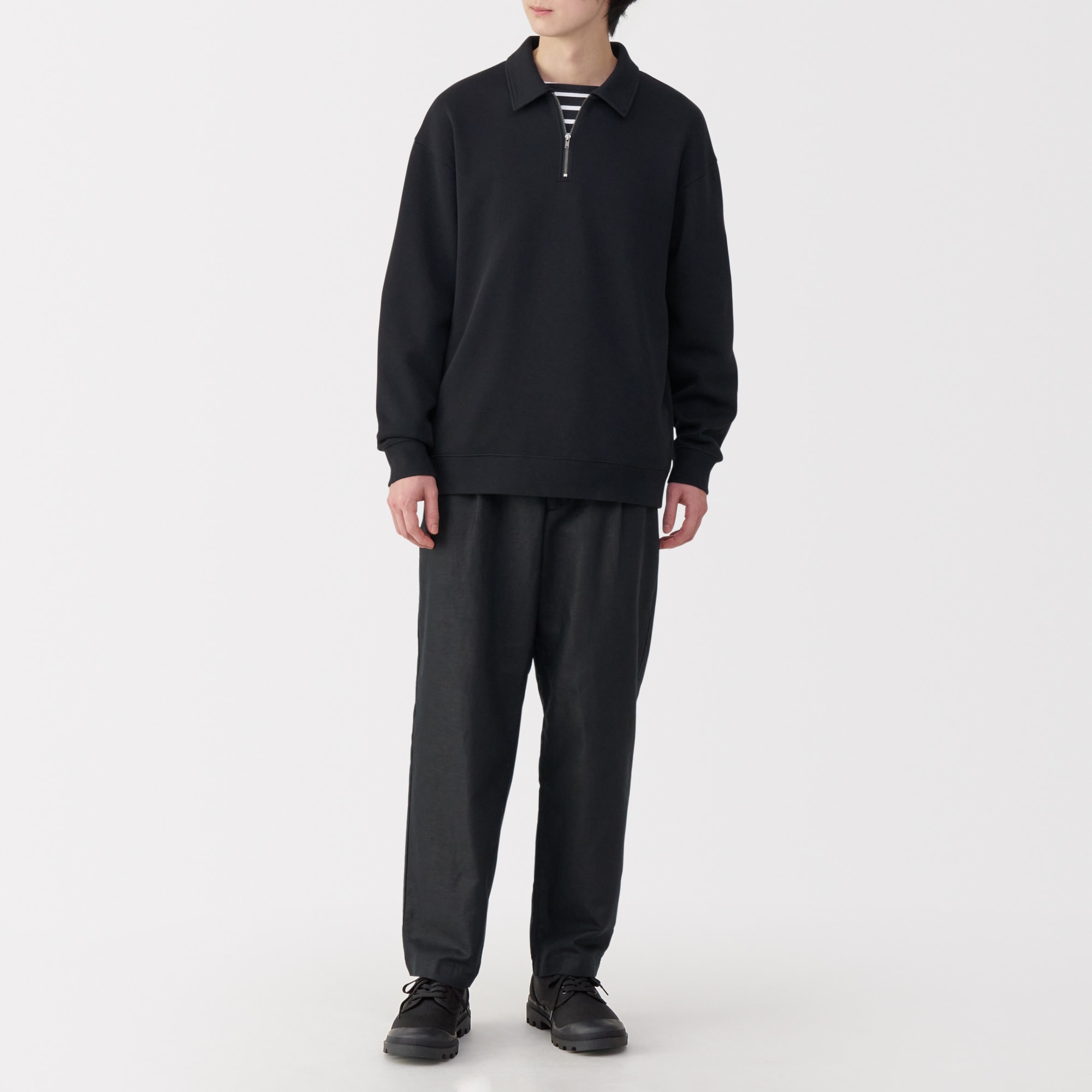 紳士　柔らかい中敷を使用した　撥水タンクソールシューズ