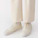 紳士　柔らかい中敷を使用した　撥水キャンバススニーカー