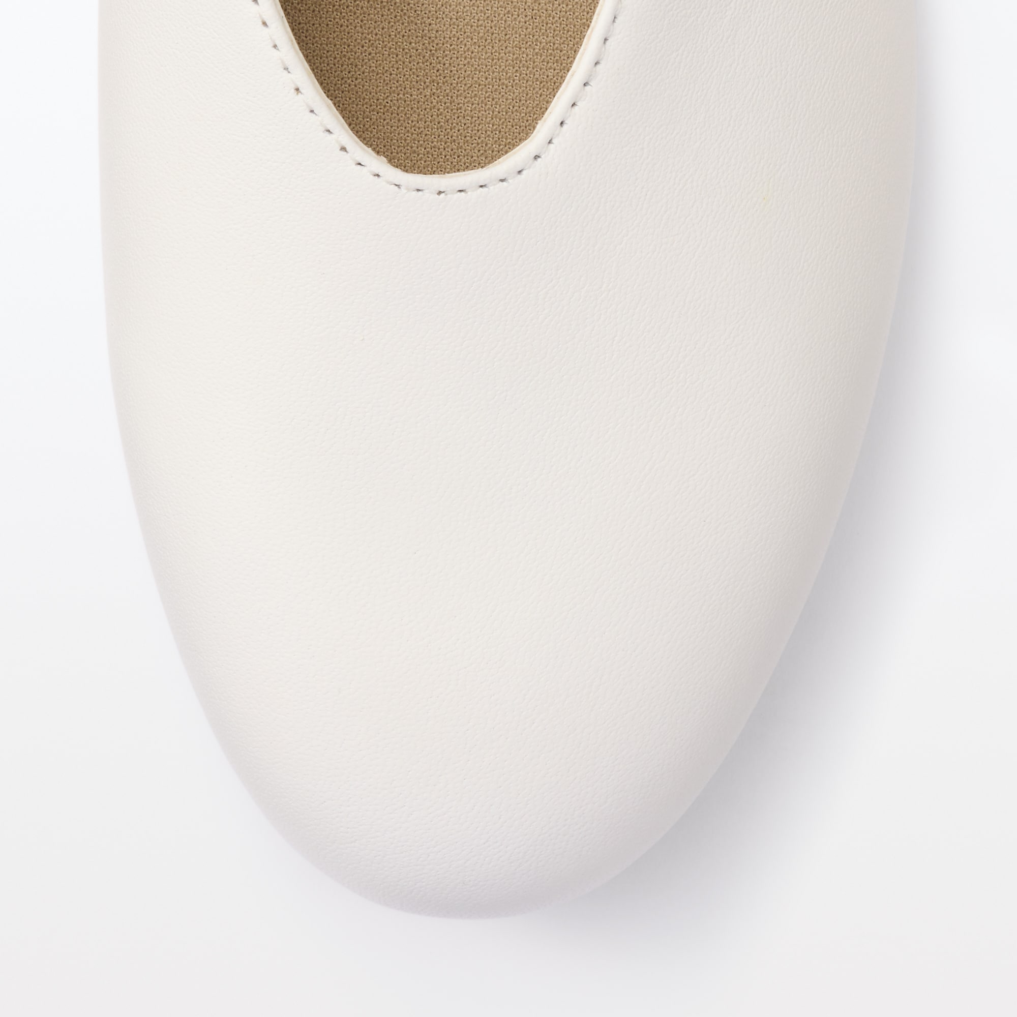 婦人　疲れにくい　レザー深履きシューズ