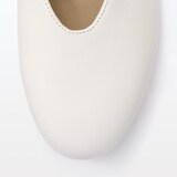 婦人　疲れにくい　レザー深履きシューズ