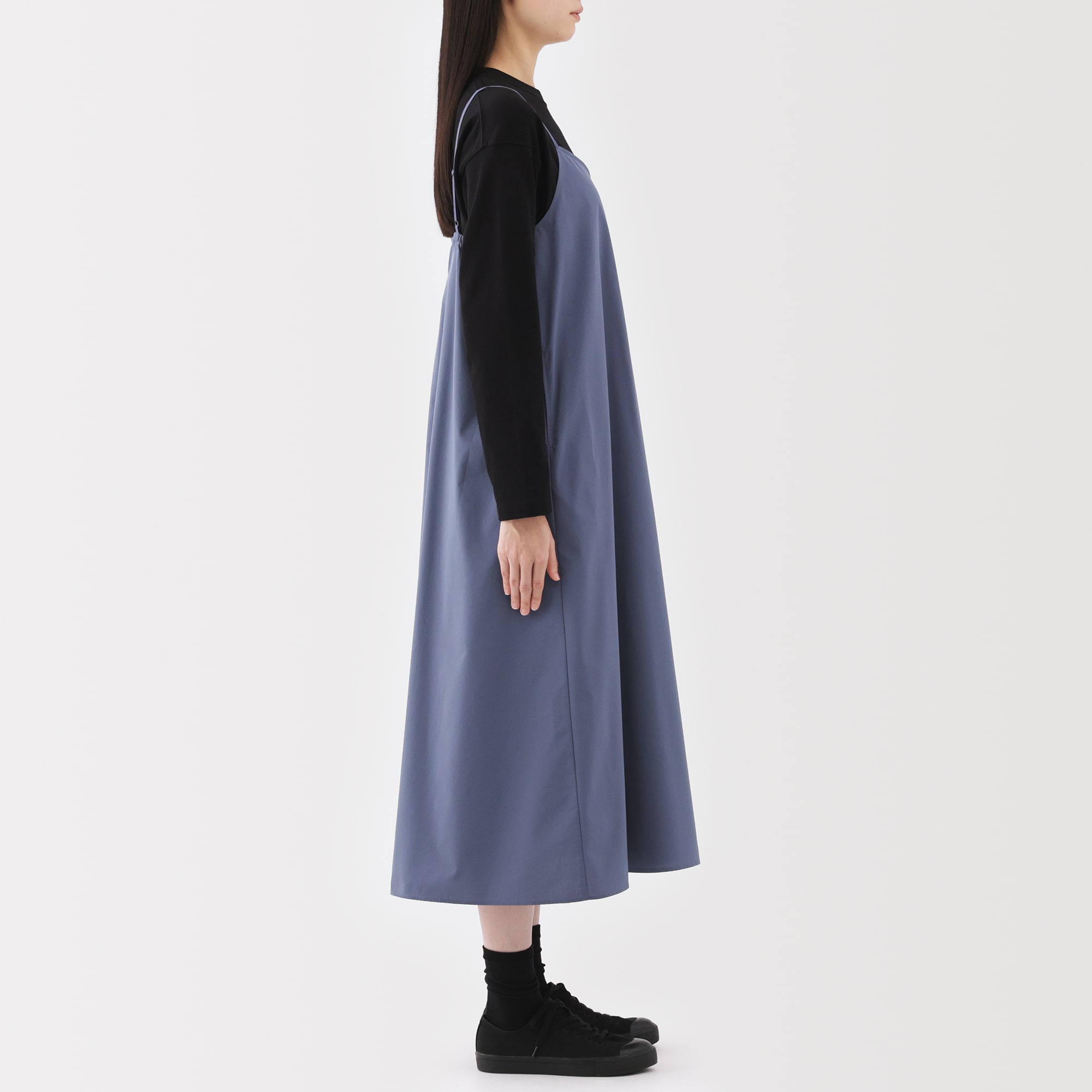 婦人 乾きやすい ブロードキャミソールワンピース | 無印良品