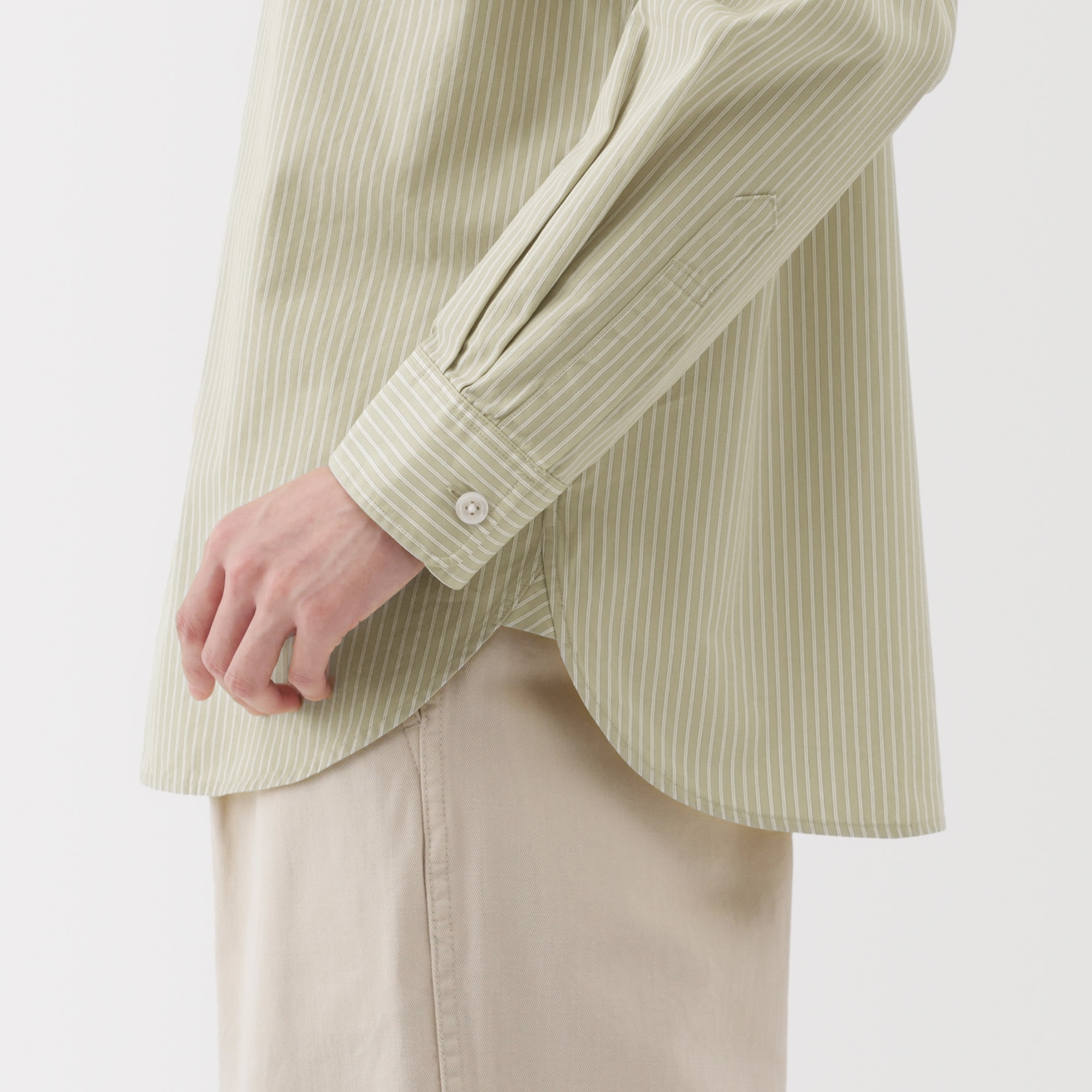 婦人 洗いざらし ブロードレギュラーカラー長袖シャツ | 無印良品