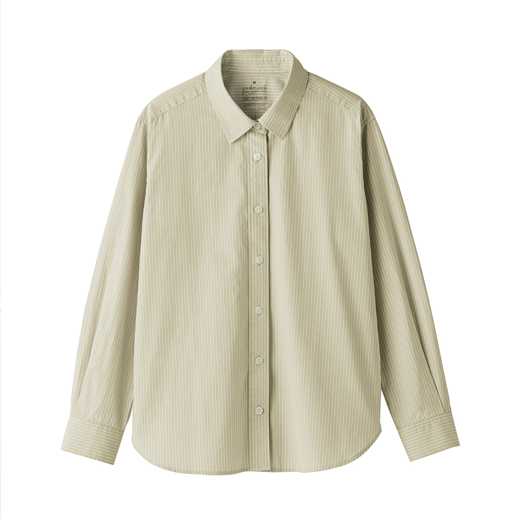 婦人 洗いざらし ブロードレギュラーカラー長袖シャツ | 無印良品