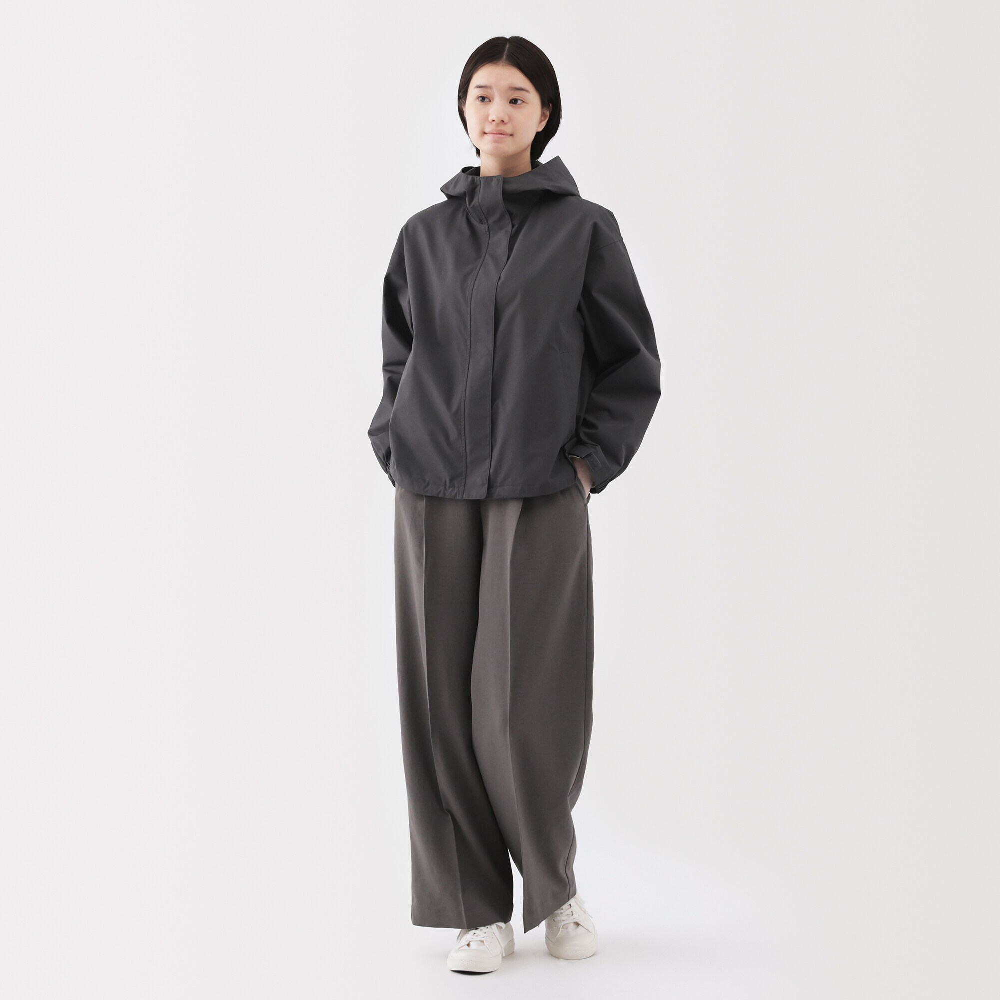 婦人 撥水 フードジャケット | 無印良品