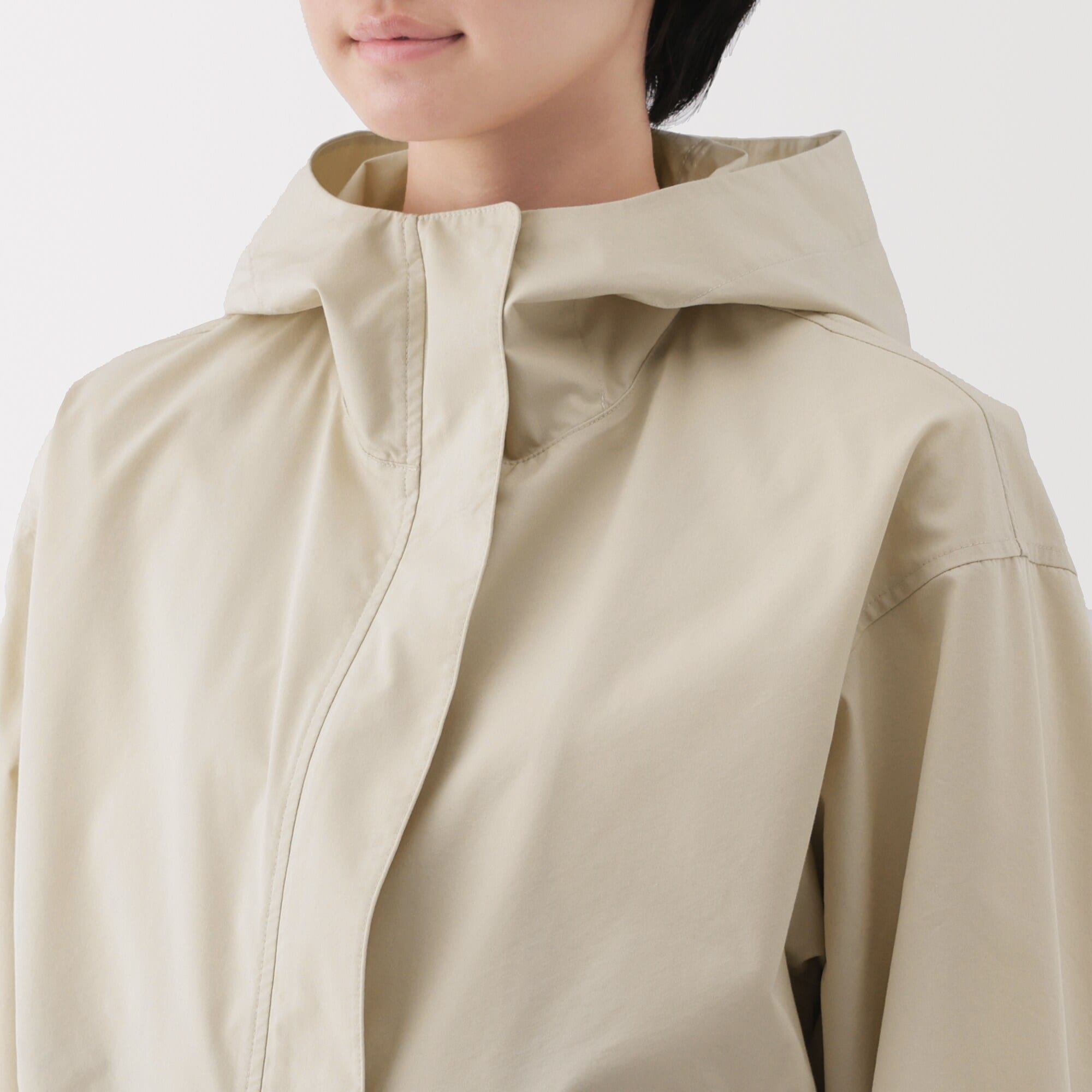 婦人　撥水　フードジャケット