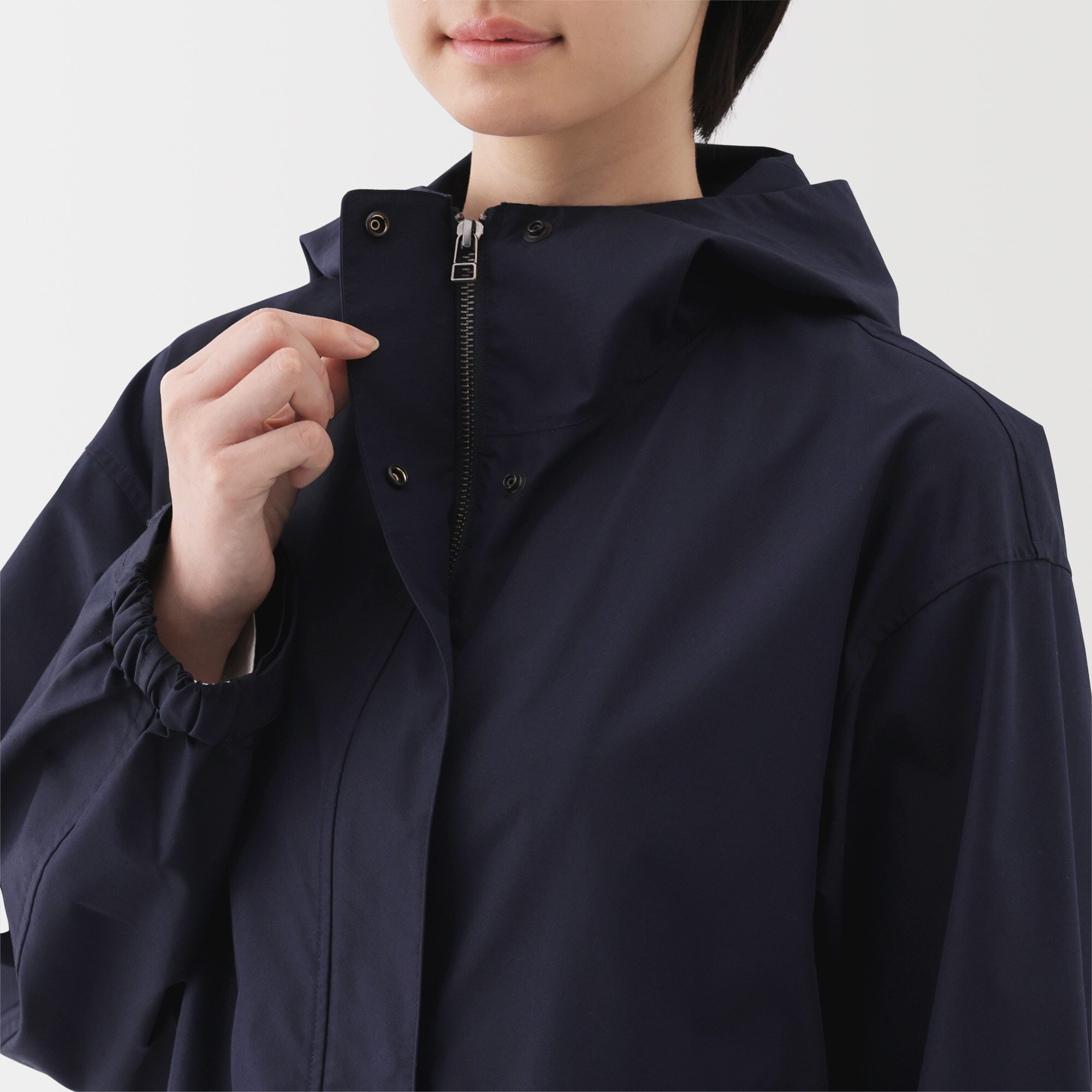 婦人　撥水　フードジャケット