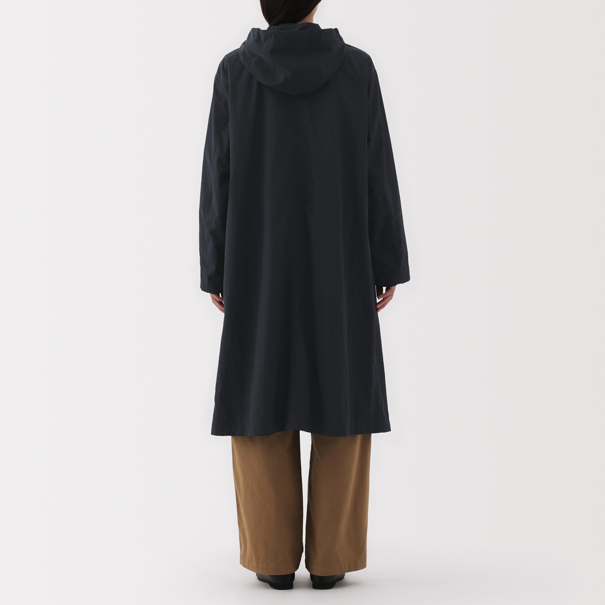 婦人 撥水 フード付きコート | 無印良品