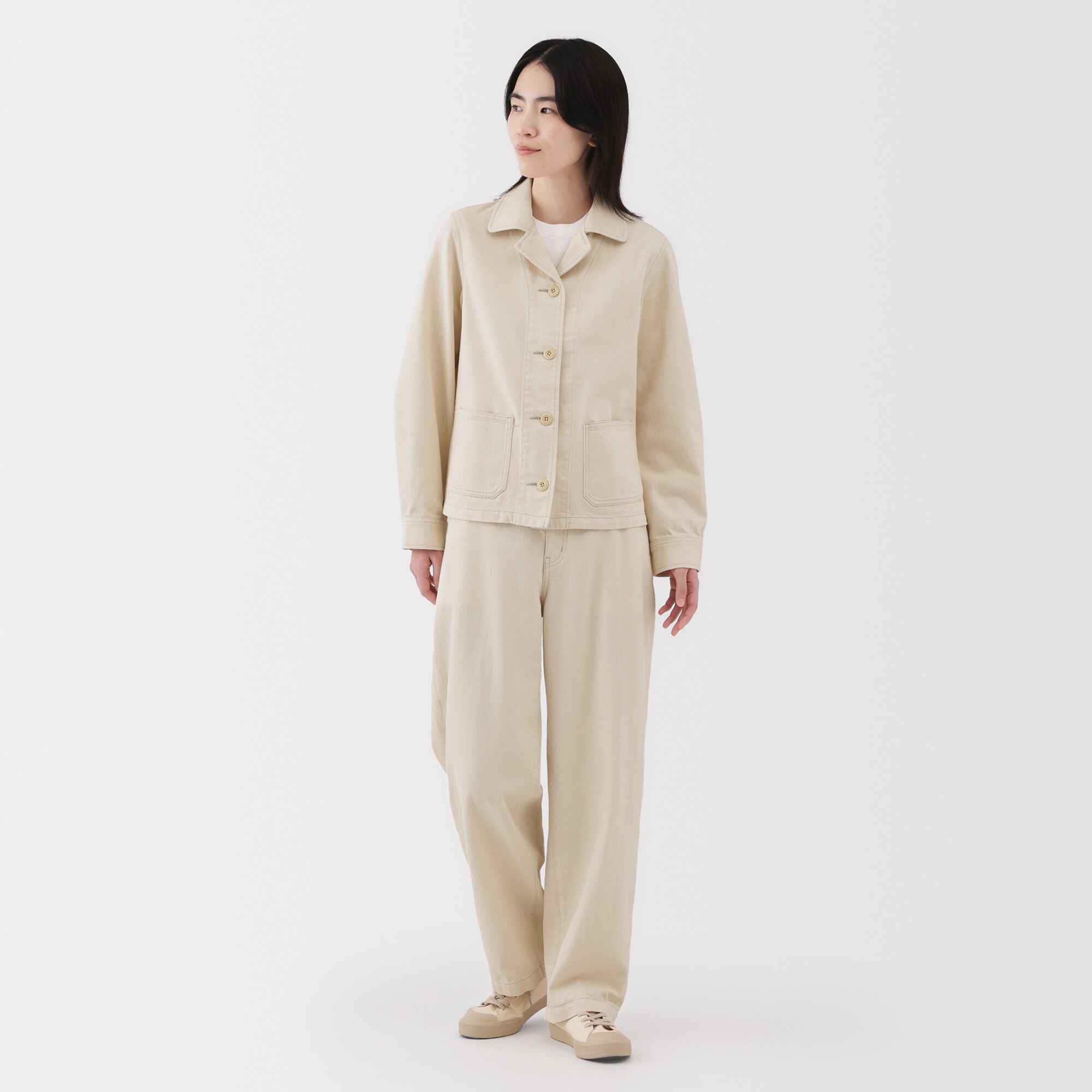 婦人 木の実から作ったカポック混 ジャケット | 無印良品
