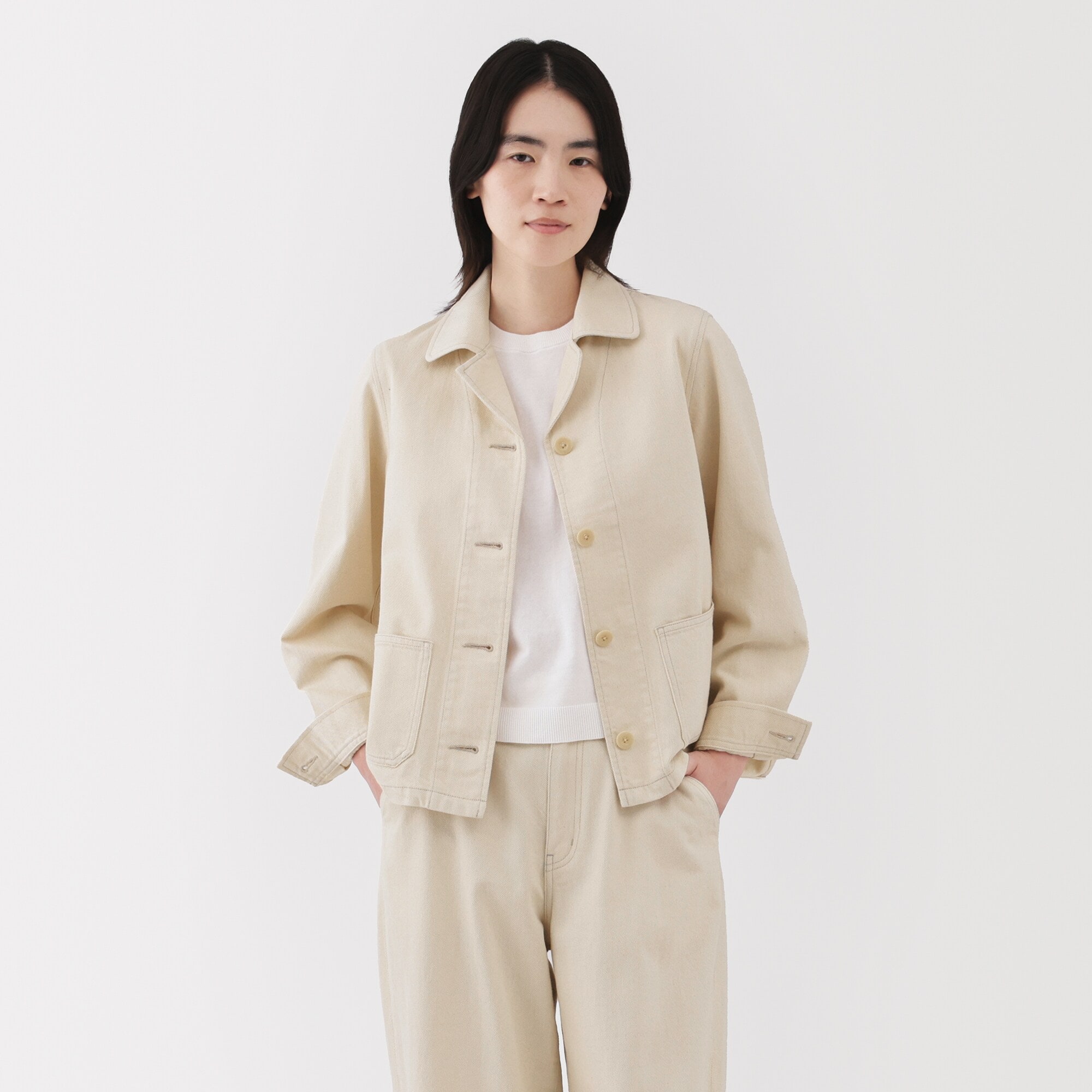 婦人 木の実から作ったカポック混 ジャケット | 無印良品