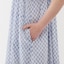 婦人　ブロックプリント　キャミソールワンピース