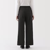 婦人　ムラ糸　チノタックワイドパンツ　股下短め（ＯＳ）