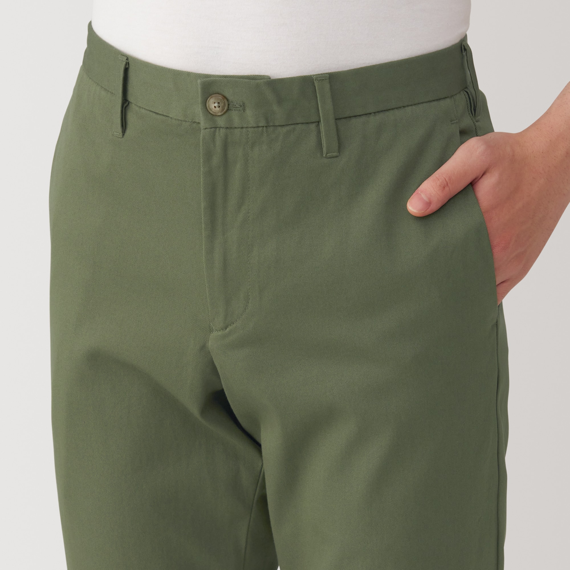 紳士　ストレッチチノスリムパンツ