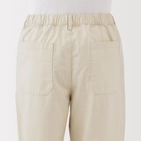 紳士　洗いざらしデニムイージーパンツ　生成