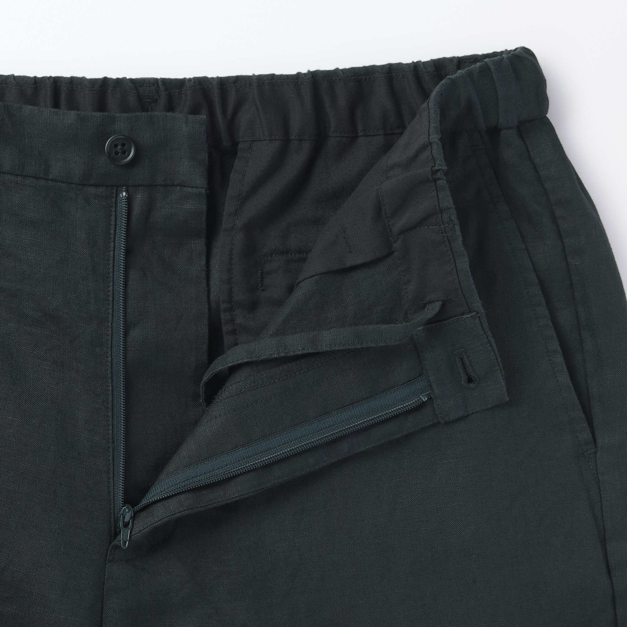 紳士 リネン洗いざらしテーパードパンツ | 無印良品