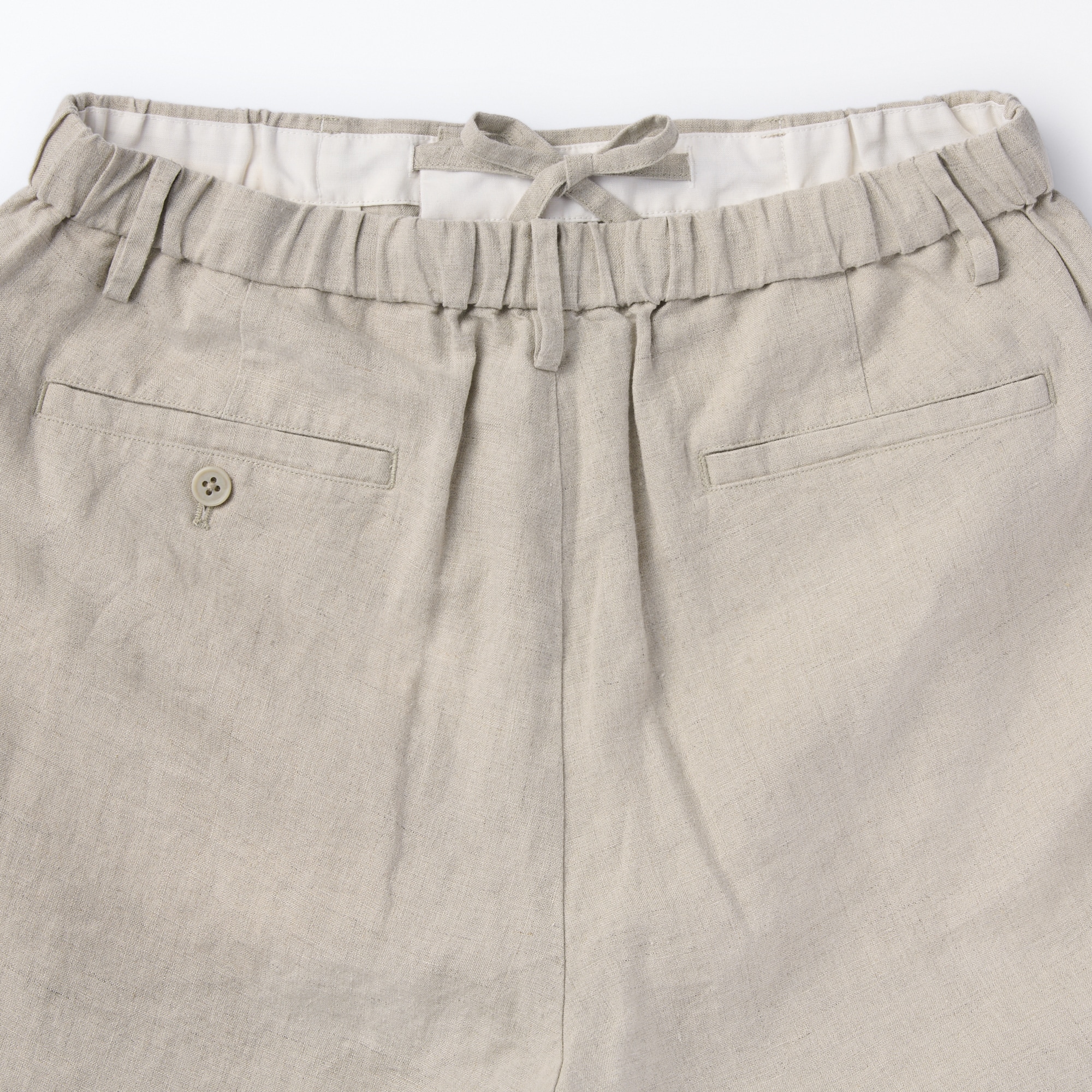 紳士 リネン洗いざらしテーパードパンツ | 無印良品