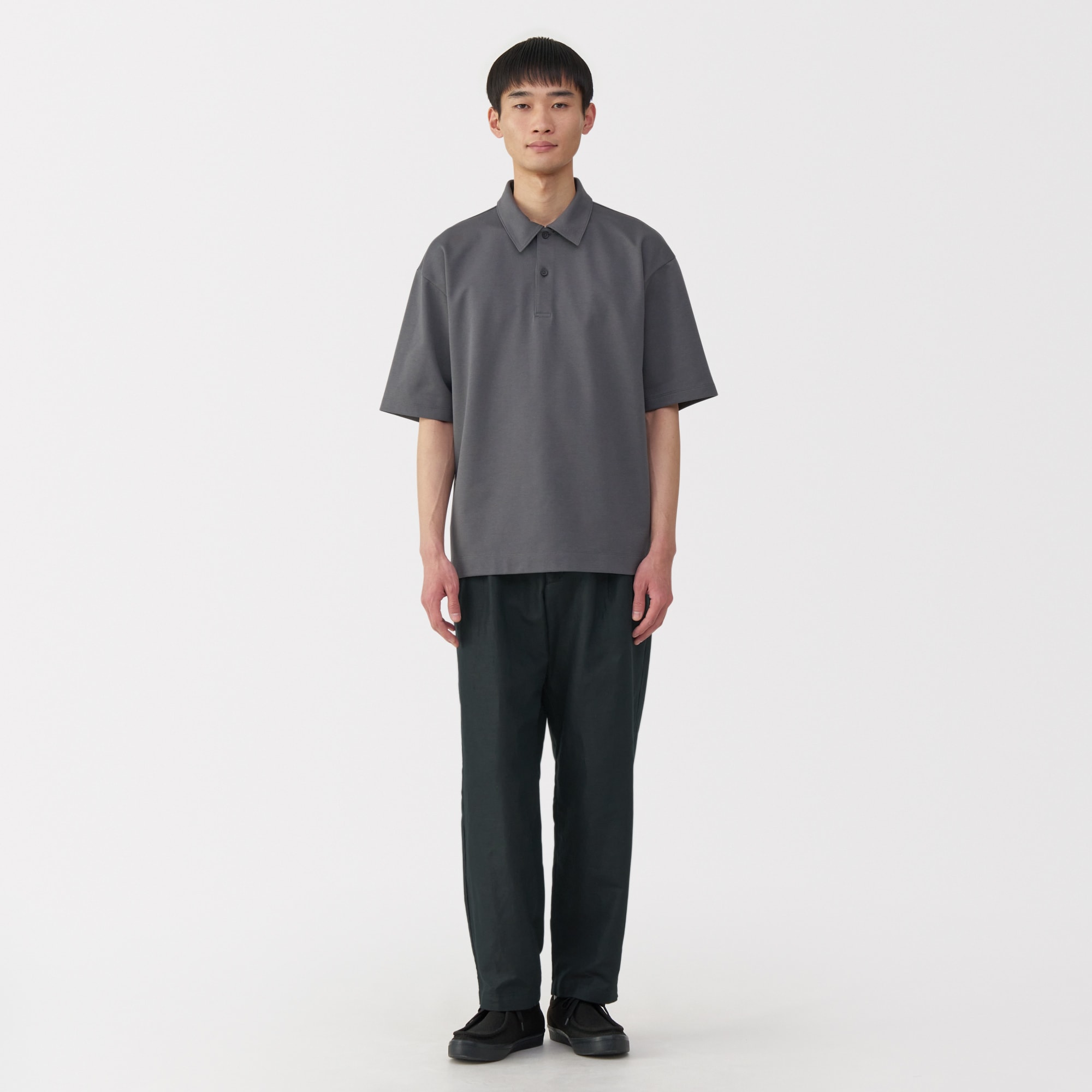 紳士 ヘンプ混ツイルタックストレートパンツ | 無印良品