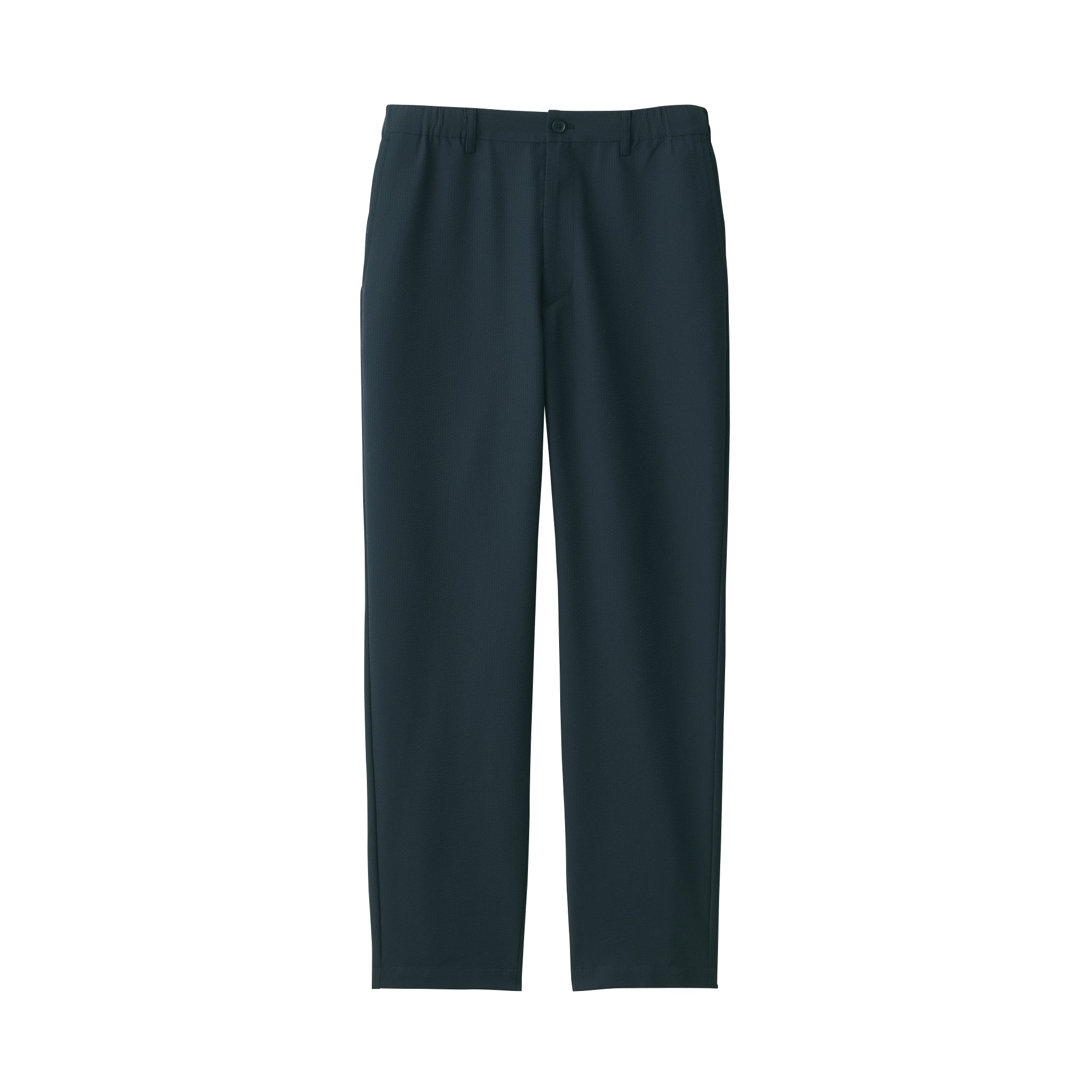 紳士　風を通すストレッチサッカーノータックパンツ