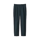 紳士　風を通すタックテーパードパンツ