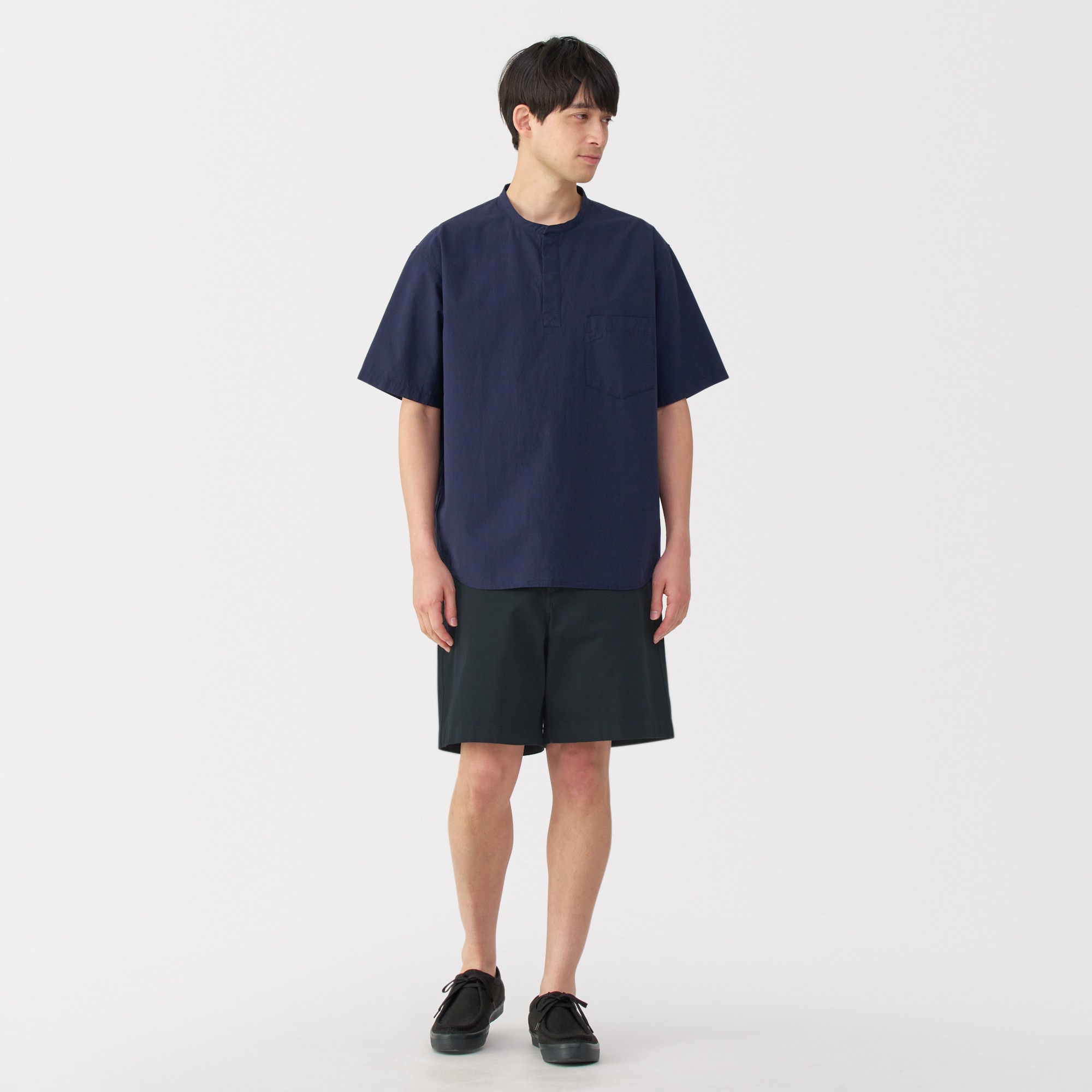 無印良品ショートパンツ 紳士 撥水ナイロンカーゴショートパンツ | 無印良品