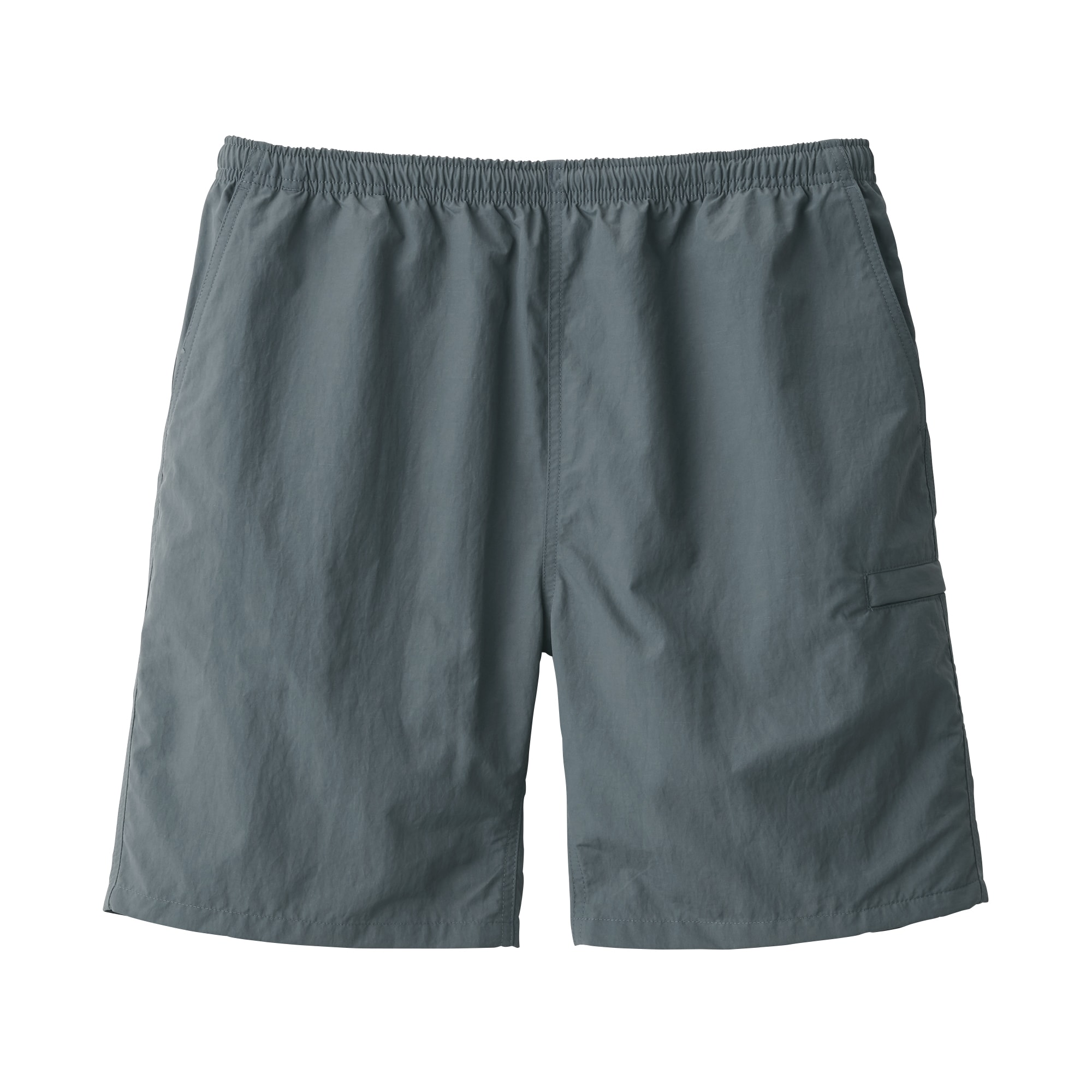 紳士　撥水ナイロンポケッタブルショートパンツ