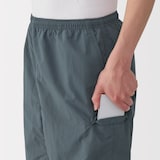 紳士　撥水ナイロンポケッタブルショートパンツ