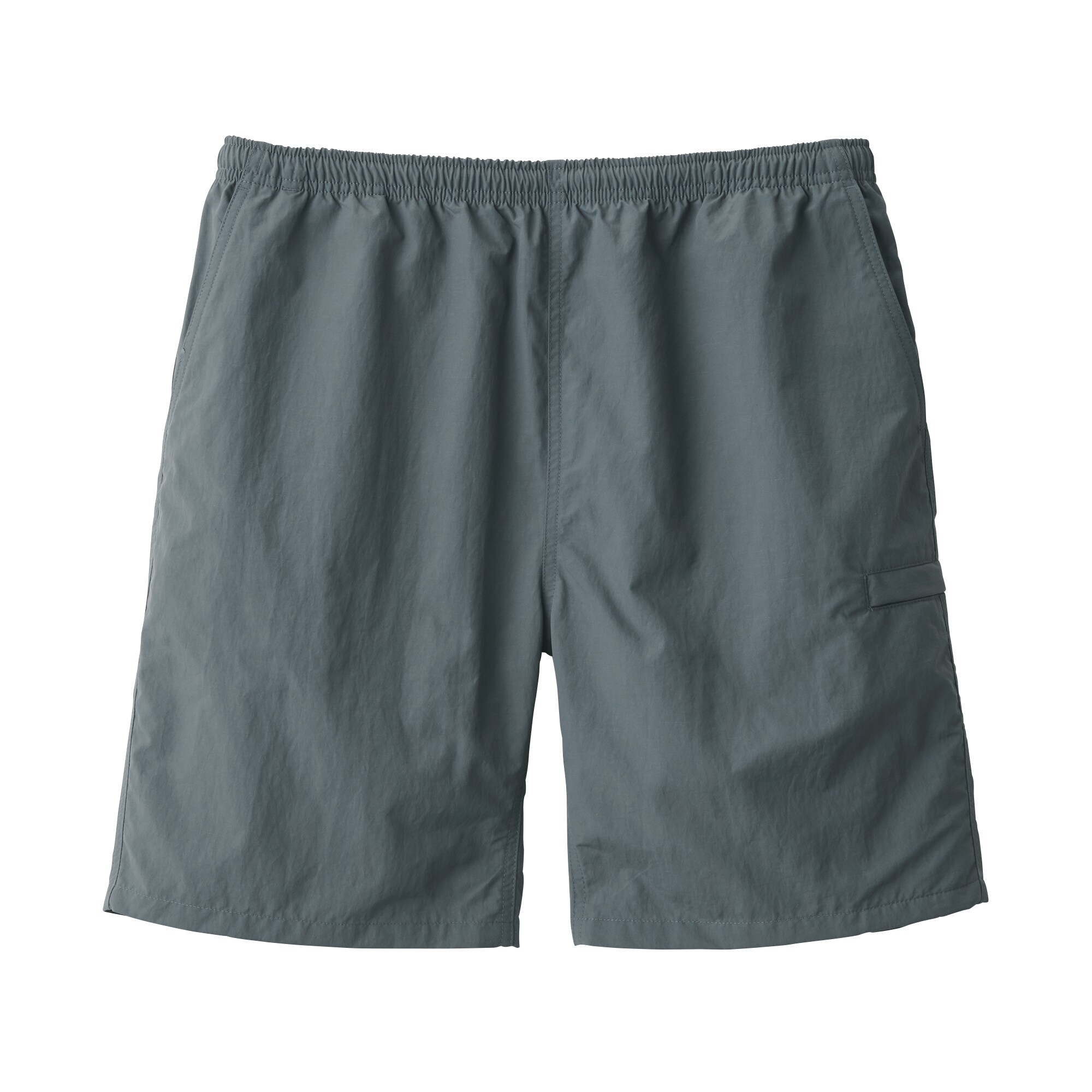 紳士　撥水ナイロンポケッタブルショートパンツ