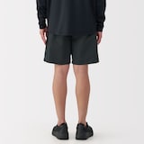 紳士　撥水ナイロンポケッタブルショートパンツ