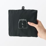 紳士　撥水ナイロンポケッタブルショートパンツ