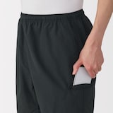 紳士　撥水ナイロンポケッタブルショートパンツ