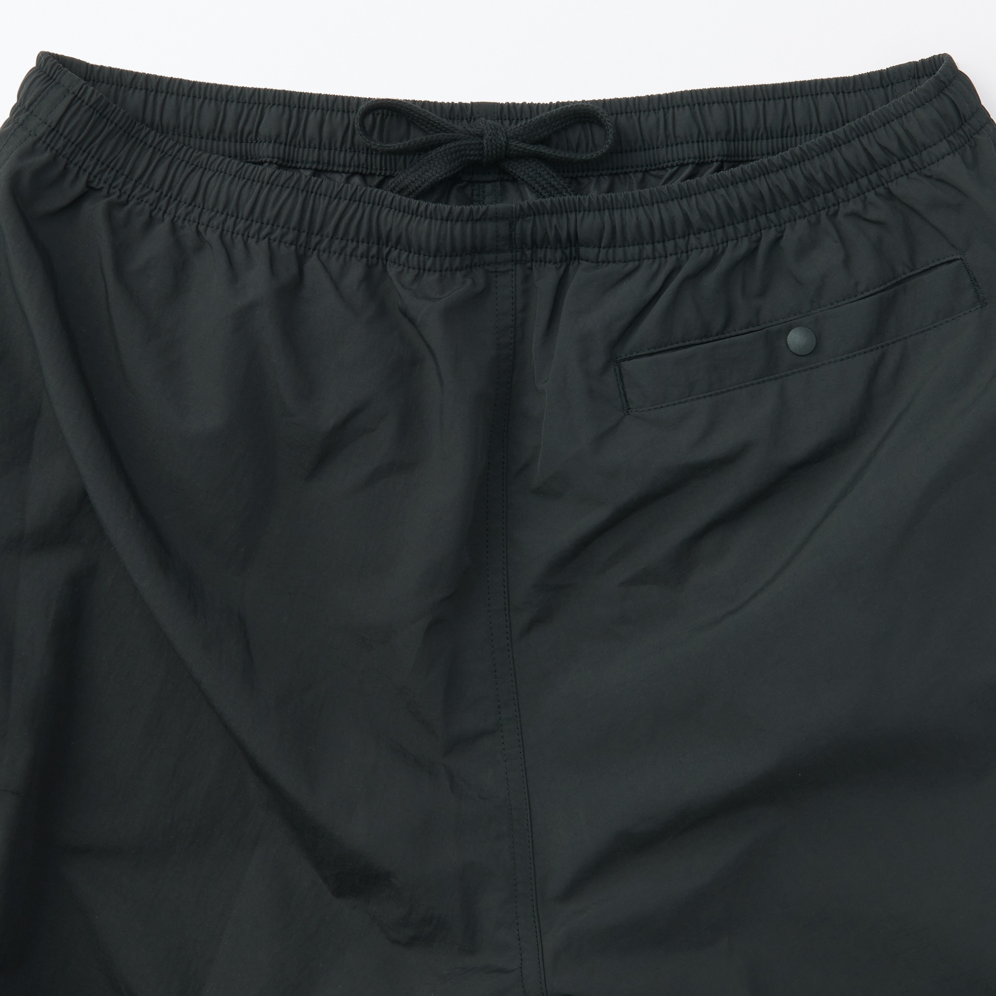 紳士　撥水ナイロンポケッタブルショートパンツ