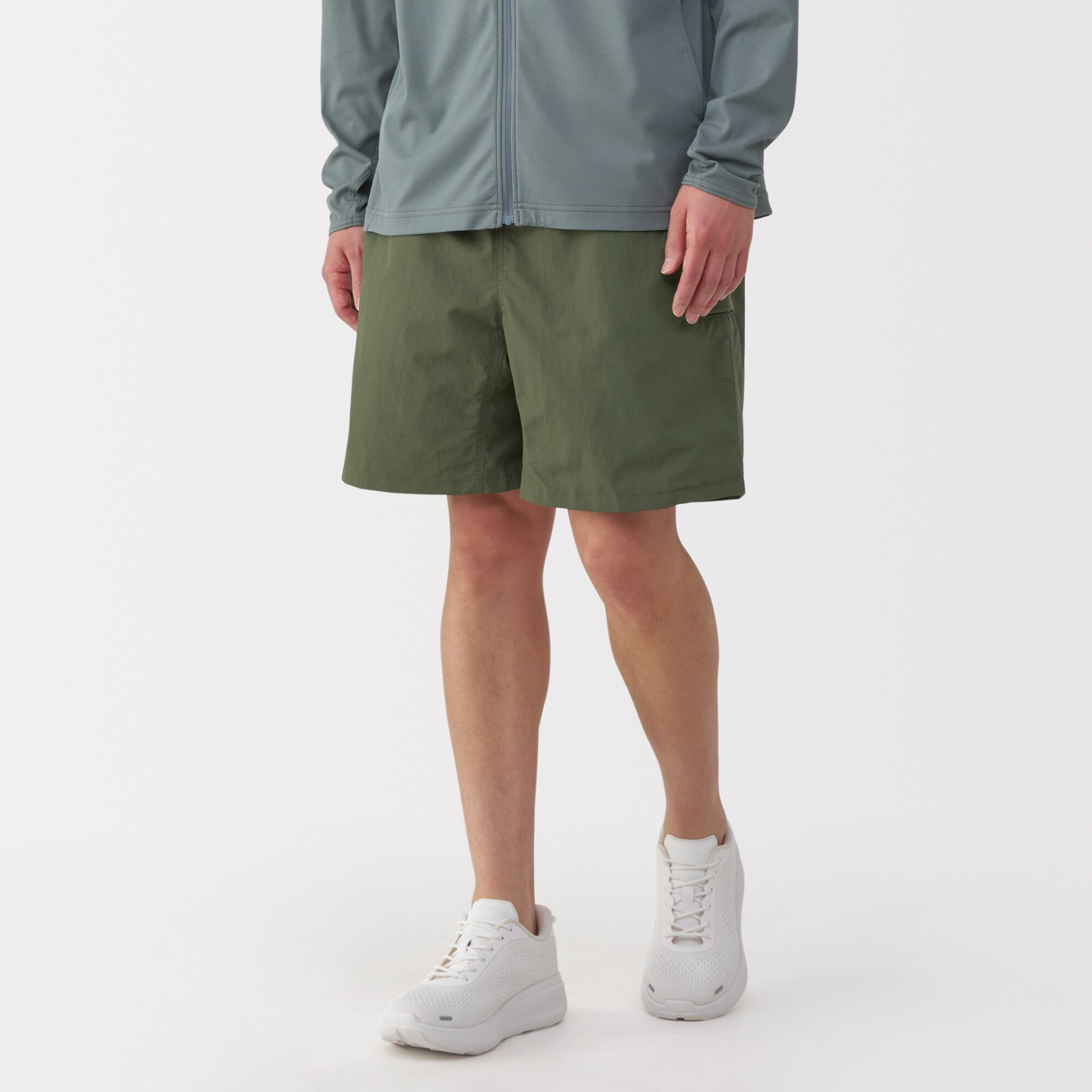 紳士 撥水ナイロンポケッタブルショートパンツ | 無印良品