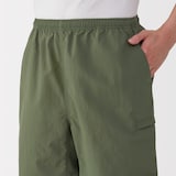 紳士　撥水ナイロンポケッタブルショートパンツ