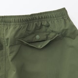 紳士　撥水ナイロンポケッタブルショートパンツ