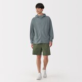 紳士　撥水ナイロンポケッタブルショートパンツ