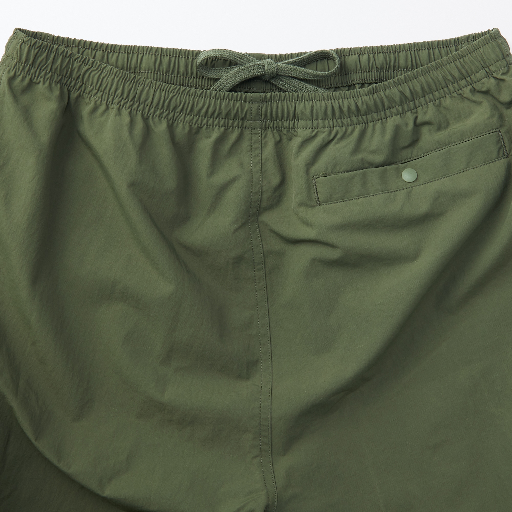 紳士　撥水ナイロンポケッタブルショートパンツ