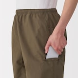 紳士　撥水ナイロンポケッタブルショートパンツ