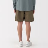 紳士　撥水ナイロンポケッタブルショートパンツ