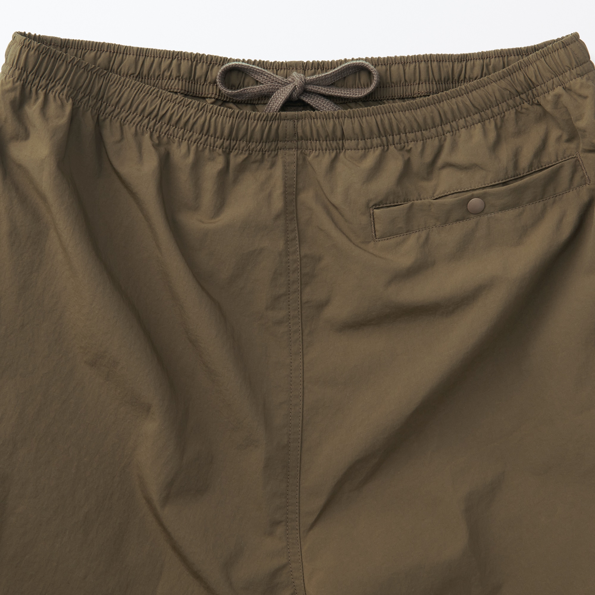 紳士　撥水ナイロンポケッタブルショートパンツ