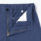 紳士　木の実から作ったカポック混ヘリンボーンワイドパンツ