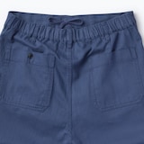 紳士　木の実から作ったカポック混ヘリンボーンワイドパンツ