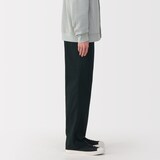 紳士　洗いざらしチノワイドパンツ